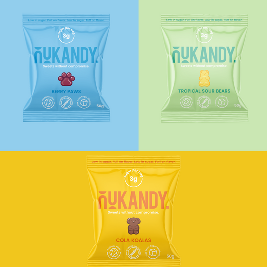 NuKandy Sampler Pack – Try all our tasty reimagined gummies